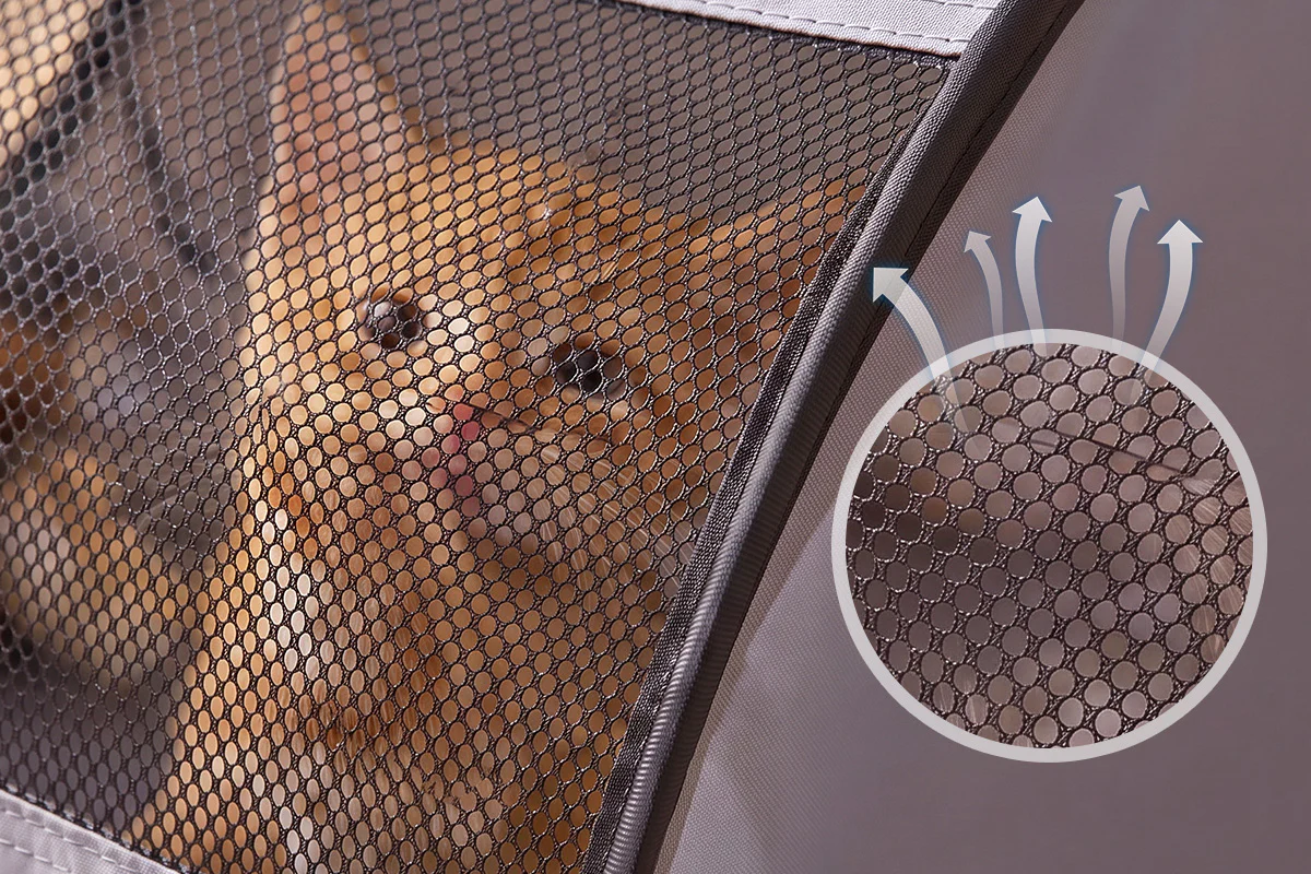 3-in-1 Foldable Pet Playpen with Tunnel