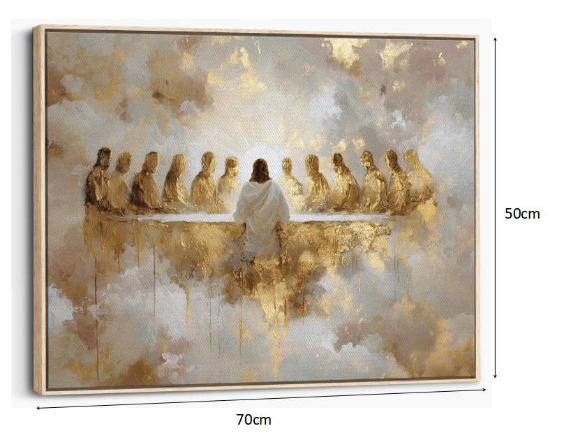 Mountain Cross Faith Canvas Wall Art