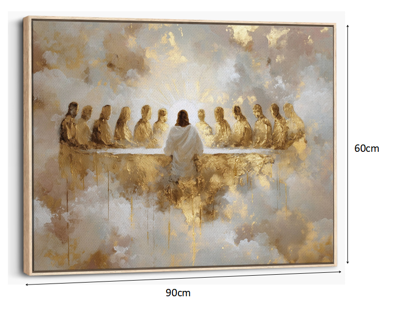 Mountain Cross Faith Canvas Wall Art