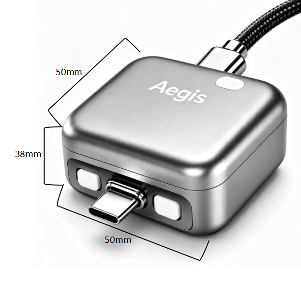 Aegis AI Smart Auto Disconnect 140W GaN Fast Charger