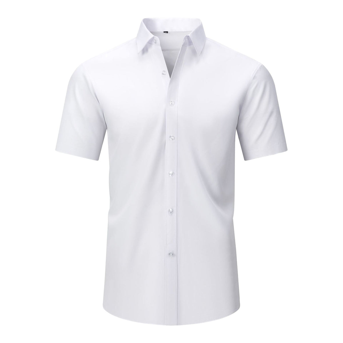 Men's Slim Fit High Stretch Long‑Sleeve Dress Shirt